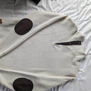 Trn1961 L 1/4 button up knitted sweater